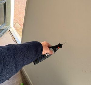 klein gaatje boren voor bewijslast energielabel